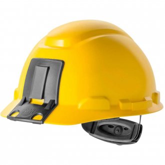 Capacete aba frontal mineiro, amarelo, com catraca, H-702, HB004732473, 3M