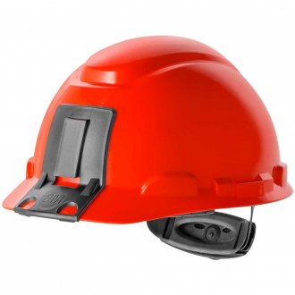Capacete aba frontal mineiro, vermelho, com catraca, H-705, HB004732481, 3M