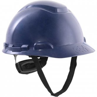 Capacete aba frontal azul escuro, com catraca, H-710, HB004732457, 3M
