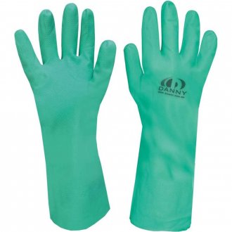 Luva nitr�lica, tam. G, verde, sem forro, Nitrasolv, DA36200 DANNY