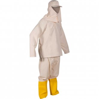 Conjunto de prote��o para aplica��o de defensivo agr�cola, sem avental, sem viseira, 40 lavagens, flash REPTEC