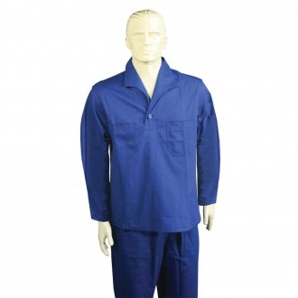 Camisa brim azul, manga longa, tamanho G, 54, sem bot�o, SANTANENSE UNILEVE WICO