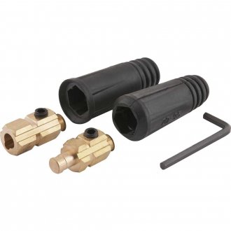Conector r�pido macho e f�mea, 13 mm, para cabo de solda, VONDER