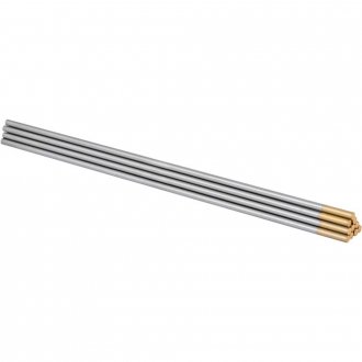 Eletrodo de tungst�nio, ponta dourada, 2,4 mm, AWS A5.12, VONDER