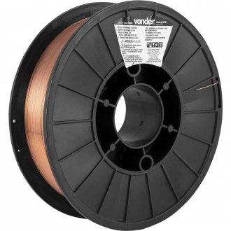 Arame MIG/MAG 0,6 mm, carretel pl�stico com 5 kg, VONDER