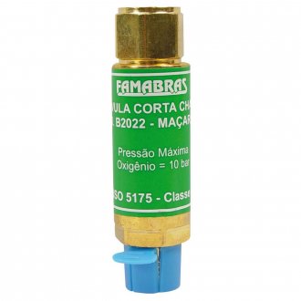 V�lvula seca corta chama/fogo oxig�nio, para ma�arico FSVO FAMABRAS