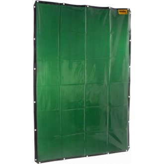 Cortina de prote��o para solda, verde, 1,22 m x 1,78 m, VONDER