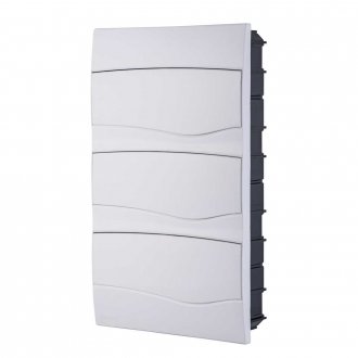 Quatro de distribui��o de embutir, 36 DIN / 24 NEMA, branco, 56300056 TRAMONTINA ELETRIK