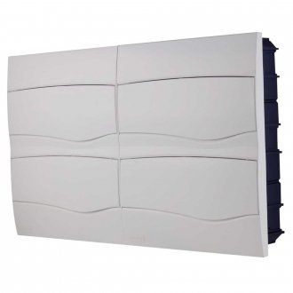 Quatro de distribui��o de embutir, 48 DIN / 32 NEMA, branco, 56300057 TRAMONTINA ELETRIK