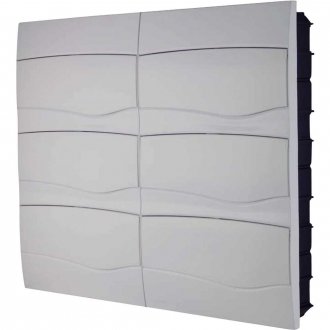 Quatro de distribui��o de embutir, 72 DIN / 48 NEMA, branco, 56300058 TRAMONTINA ELETRIK
