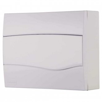 Quatro de distribui��o de sobrepor, 12 DIN / 8 NEMA, branco, 56300073 TRAMONTINA ELETRIK