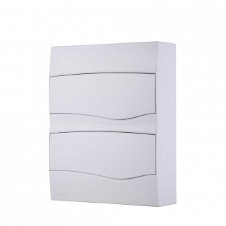 Quatro de distribui��o de sobrepor, 24 DIN / 16 NEMA, branco, 56300075 TRAMONTINA ELETRIK