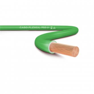 Cabo flex�vel 750 V, 10 mm� x 100 metros, verde, SIL