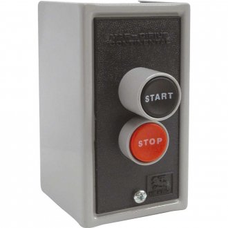 Chave el�trica sobrepor liga e desliga, 3x30 A, 4,0 CV, 220 V~, CS101-P BT, PVC, acionamento bot�o, MAR-GIRIUS