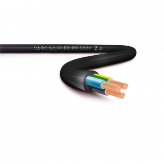 Cabo flex�vel, 3 x 1,5 mm�, PP 500 V, SIL