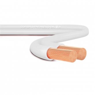 Cabo flex�vel paralelo 300 V, 2 x 2,5 mm�, com 100 metros, branco, SIL