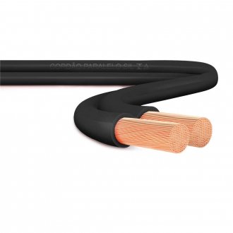 Cabo flex�vel paralelo 300 V, 2 x 2,5 mm�, com 100 metros, preto, SIL
