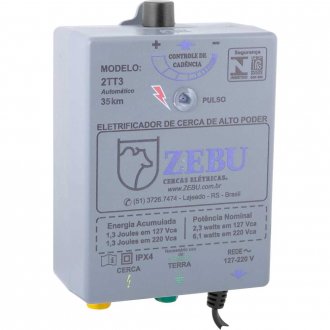 Eletrificador de cerca el�trica 35 km bivolt 127v-220v 2TT3 ZEBU