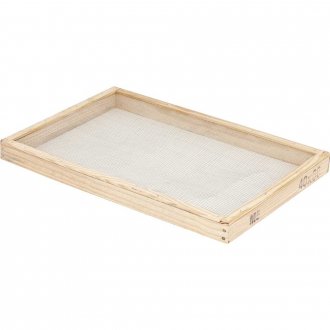 Peneira retangular, 40 cm x 60 cm, malha 05, MOMFORT