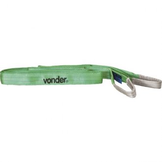 Cinta para eleva��o de cargas 7:1, 3,0 m, 2,0 tf, verde, CE 230, VONDER