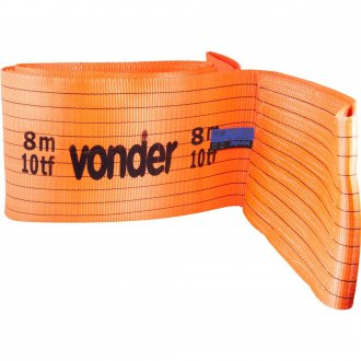 Cinta plana sem fim (tipo anel), para eleva��o de cargas, 7:1, 8,0 m, 10 tf, VONDER