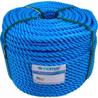 Corda torcida, azul, 10 mm x 220 m, Pesca RIOMAR