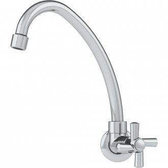 Torneira pl�stica de parede para cozinha, bica alta, acabamento C31, cromada, 9713 DELTA