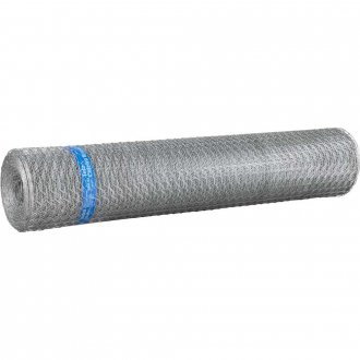 Tela met�lica hexagonal, galinheiro, coleira branca, malha 2