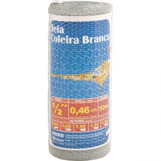 Tela met�lica hexagonal, viveiro, malha 1/2