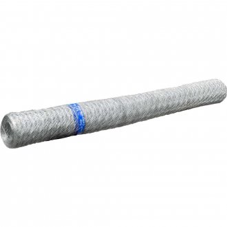 Tela met�lica hexagonal, galinheiro, coleira branca, malha 2