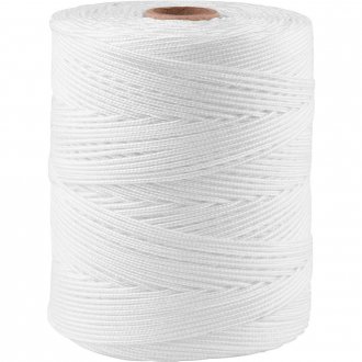Corda multifilamento tran�ada 2,0 mm x 408 m, branca, VONDER
