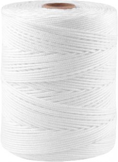 Corda multifilamento tran�ada 3,5 mm x 169 m, branca, VONDER