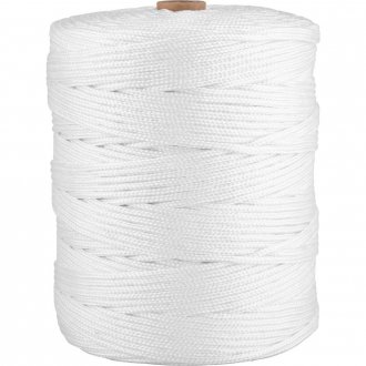 Corda multifilamento tran�ada 5,0 mm x 356 m, branca, VONDER