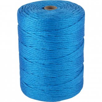Corda multifilamento tran�ada 5,0 mm x 356 m, azul, VONDER