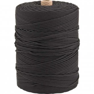 Corda multifilamento tran�ada 2,0 mm x 408 m, preta, VONDER