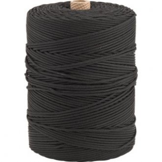 Corda multifilamento tran�ada 4,0 mm x 400 m, preta, VONDER