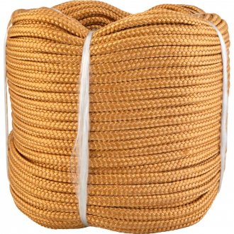 Corda caminhoneiro tran�ada, 10 mm x 107 m, ouro, VONDER