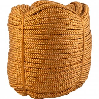 Corda caminhoneiro tran�ada, 12 mm x 81 m, ouro, VONDER