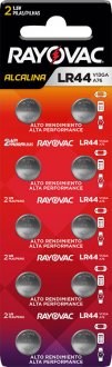 Bateria alcalina, LR44, 1,5 V, V13GA-5 RAYOVAC