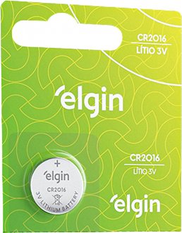 Bateria de l�tio, CR2016, 3 V, ELE000000082191 ELGIN