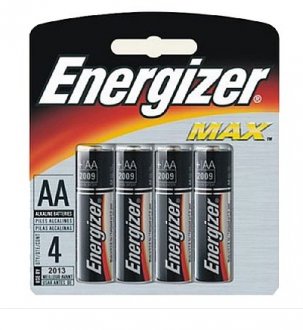 Pilha alcalina pequena (AA) 1,5 V, Max 22009 ENERGIZER