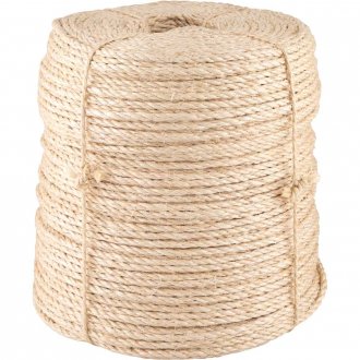 Corda de sisal 6 mm x 440 m, 3 pernas, VONDER