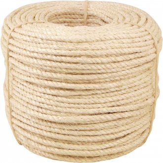 Corda de sisal 6 mm x 220 m, 3 pernas, VONDER