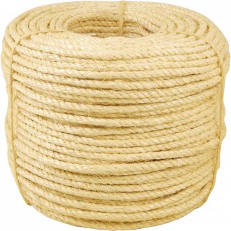 Corda de sisal 8 mm x 220 m, 3 pernas, VONDER