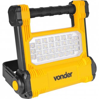 Refletor recarreg�vel, LED SMD 10 W, RRV 010, VONDER
