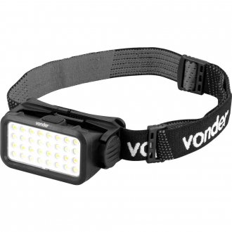 Lanterna de LED para cabe�a, recarreg�vel, LCV 032 VONDER