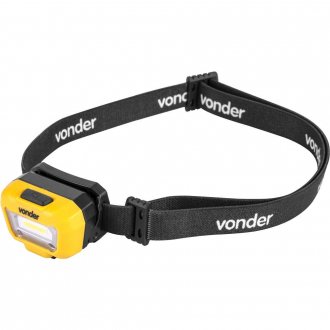 Lanterna de LED para cabe�a,  recarreg�vel, LED COB, LCV 200, VONDER