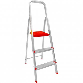 Escada em alum�nio 3 degraus, ESC0062, BOTAFOGO