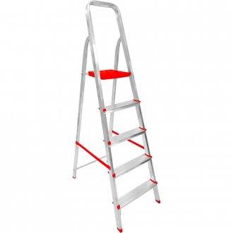 Escada em alum�nio 5 degraus, ESC0064, BOTAFOGO