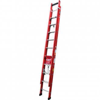 Escada extens�vel em fibra de vidro, 20 degraus, 5,40 m, EFR9928 BOTAFOGO